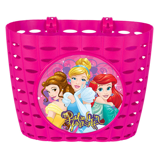 PANIER AV ENFANT PLASTIQUE DISNEY PRINCESS ROSE FIXATION PAR SANGLE