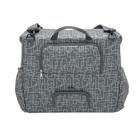 SACOCHE VELO PORTE BAGAGE NEWLOOXS MONDI JOY IVY GRIS -18.5 LITRES- 360X320X160MM