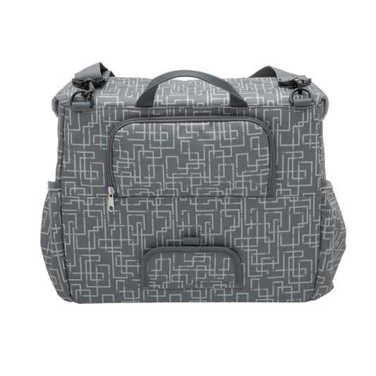 SACOCHE VELO PORTE BAGAGE NEWLOOXS MONDI JOY IVY GRIS -18.5 LITRES- 360X320X160MM