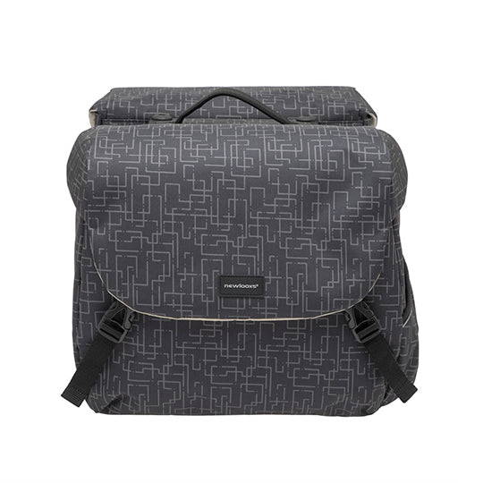 SACOCHE VELO PORTE BAGAGE A PONT NEWLOOXS MONDI JOY IVY NOIR RACKTIME -38 LITRES- 370X320X