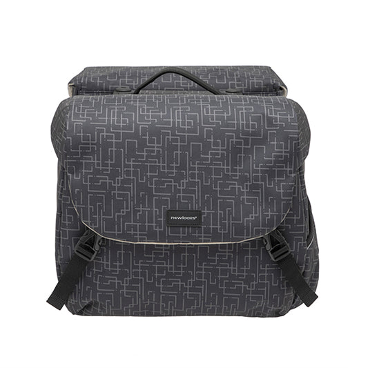 SACOCHE VELO PORTE BAGAGE A PONT NEWLOOXS MONDI JOY IVY NOIR RACKTIME -38 LITRES- 370X320X