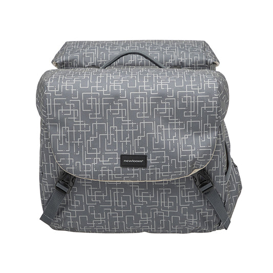 SACOCHE VELO PORTE BAGAGE A PONT NEWLOOXS MONDI JOY IVY GRIS RACKTIME -38 LITRES- 370X320X
