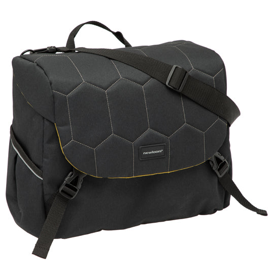 SACOCHE VELO PORTE BAGAGE NEWLOOXS MONDI JOY QUILTED NOIR UNI -18.5 LITRES- 360X320X160MM