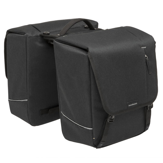 SACOCHE VELO PORTE BAGAGE A PONT NEWLOOXS NOVA DOUBLE NOIR MIK - 32 LITRES -