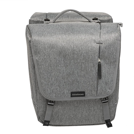 SACOCHE VELO PORTE BAGAGE A PONT NEWLOOXS NOVA DOUBLE GRIS MIK - 32 LITRES -