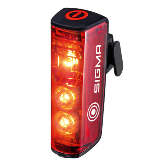 ECLAIRAGE VELO AR RECHARG.MICRO USBSIGMA BLAZE FIXATION TIGE DE SELLE LED ALLUMAGE AUTO AC