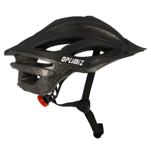 CASQUE ROUTE/VTT OPTIMIZ O312 NOIR MAT AVEC REGLAGE OCCIPITAL T.M (54/58)