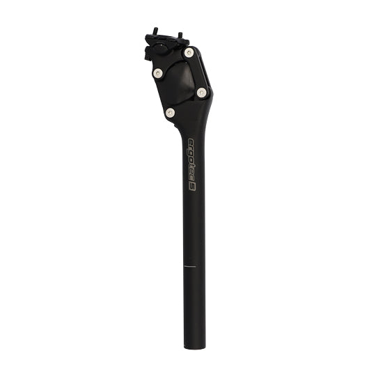 TIGE DE SELLE D27.2 SUSPENSION A PARALLELOGRAMME ALU L350 ERGOTEC PM-705N NOIR DEB.27MM