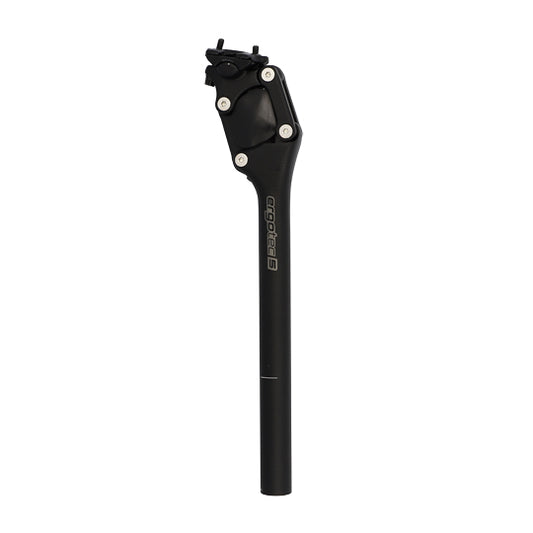 TIGE DE SELLE D27.2 SUSPENSION A PARALLELOGRAMME ALU L350 ERGOTEC PM-705N NOIR DEB.27MM