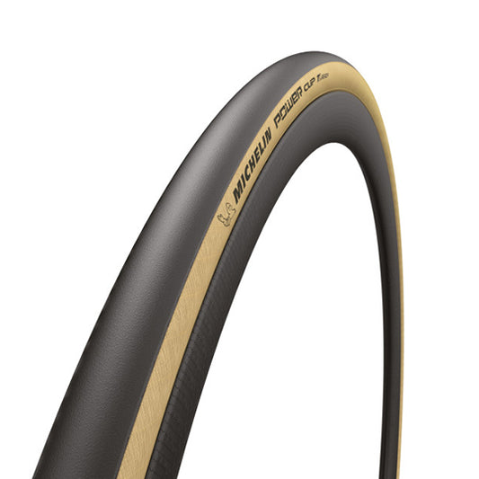 PNEU ROUTE 700X28C TS MICHELIN POWER CUP TT NOIR/BEIGE (28-622)