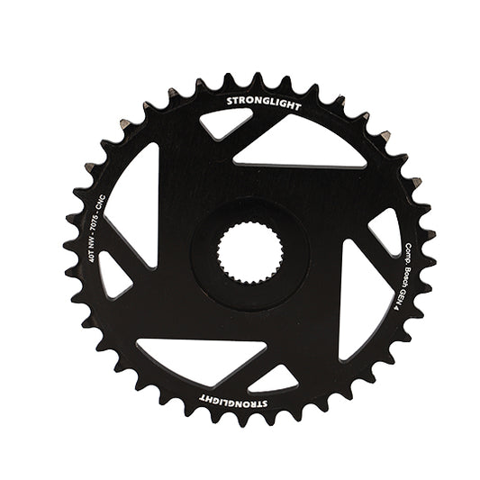 PLATEAU E BIKE/VAE MONO DIRECT MOUNT  40DTS ALU 7075 NOIR STRONG COMP. BOSCH GEN4 NW