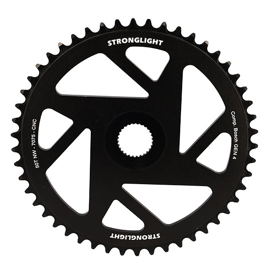 PLATEAU E BIKE/VAE MONO DIRECT MOUNT  50DTS ALU 7075 NOIR STRONG COMP. BOSCH GEN4 NW
