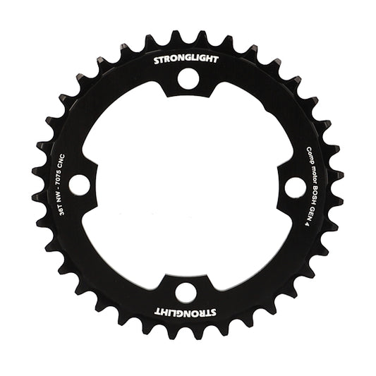 PLATEAU E BIKE/VAE MONO DIAM 104 EXTER 36DTS ALU 7075 NOIR 4 BRAN. STRONG COMP. BOSCH GEN4