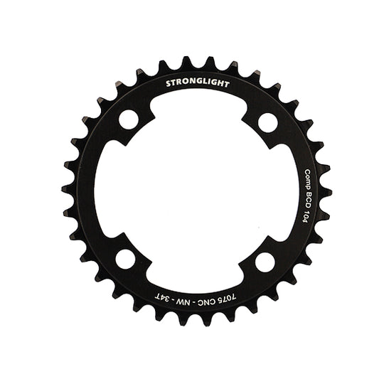 PLATEAU E BIKE/VAE MONO DIAM 104 EXTER 34DTS ALU 7075 NOIR 4 BRAN. STRONG COMP. SHIMANO