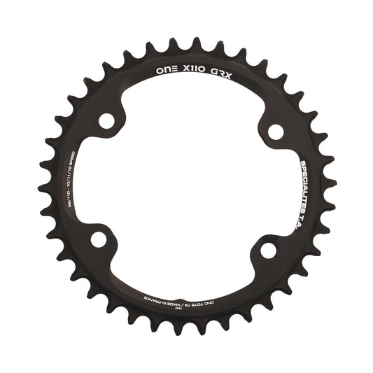 PLATEAU GRAVEL MONO DIAM 110 38DTS NOIR ONE X110 GRX600/810 (COMP.SHIM. 4 BRAN.) TA 10/11/