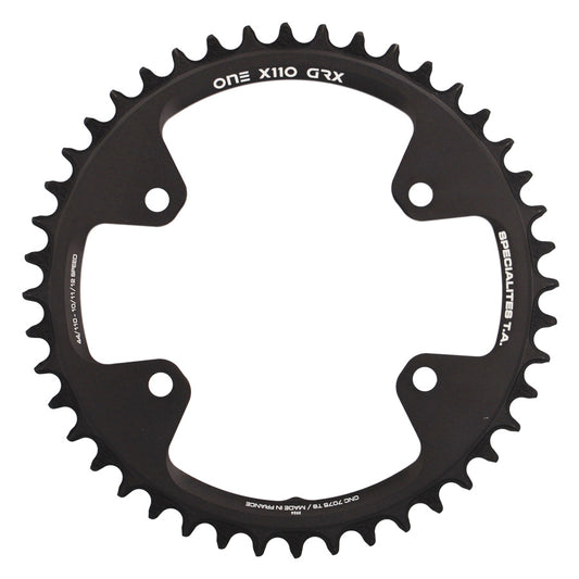 PLATEAU GRAVEL MONO DIAM 110 44DTS NOIR ONE X110 GRX600/810 (COMP.SHIM. 4 BRAN.) TA 10/11/
