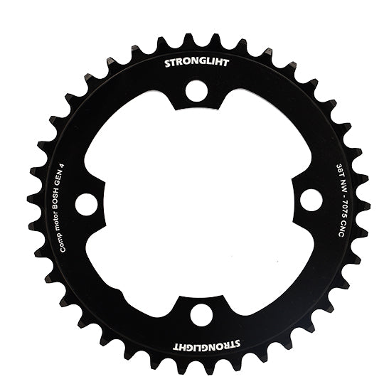 PLATEAU GRAVEL MONO DIAM 123 42DTS ALU 7075 NOIR 4 BRAN. STRONG COMP. CAMPA EKAR 13