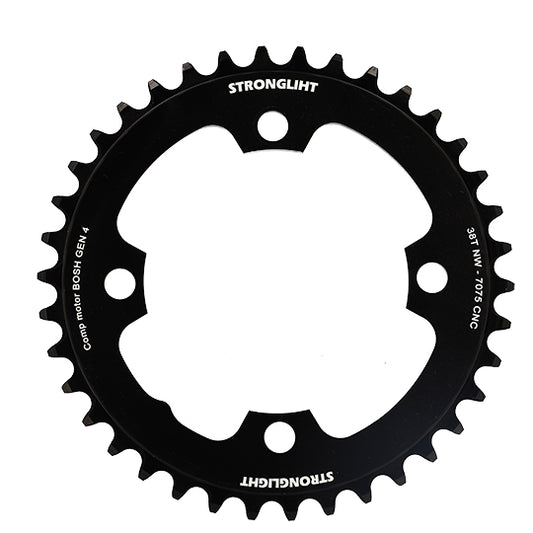PLATEAU GRAVEL MONO DIAM 123 42DTS ALU 7075 NOIR 4 BRAN. STRONG COMP. CAMPA EKAR 13