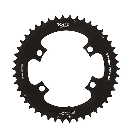 PLATEAU ROUTE DIAM 110 EXTER 46DTS NOIR X110 WS(COMP.SHIM TIAGRA/SORA/CLARIS) TA 4 BRANCHE