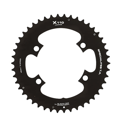 PLATEAU ROUTE DIAM 110 EXTER 46DTS NOIR X110 WS(COMP.SHIM TIAGRA/SORA/CLARIS) TA 4 BRANCHE