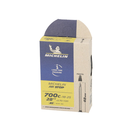 CHAMBRE A AIR VELO 700C (18/25-622) VP 48 MM MICHELIN AIRSTOP A1