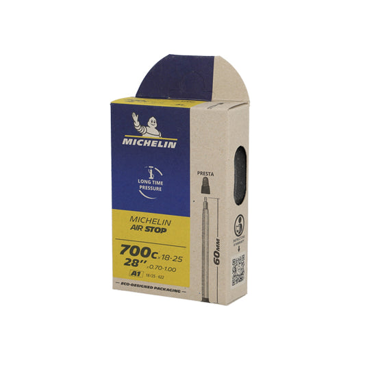 CHAMBRE A AIR VELO 700C (18/25-622) VP 60 MM MICHELIN AIRTSTOP A1