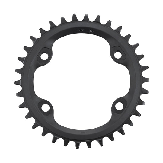 PLATEAU VTT MONO DIAM  96 EXTER 34DTS NOIR 4 BRANCHES SHIMANO MT610 12V.