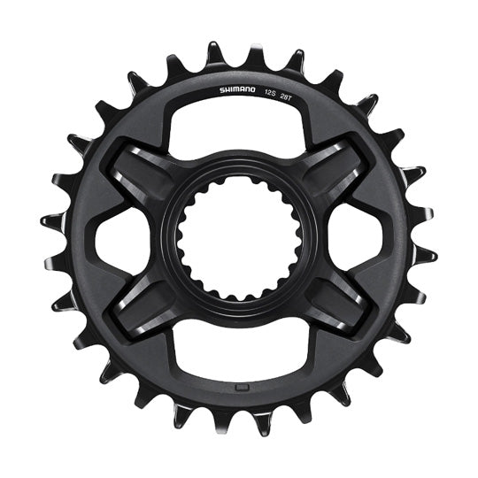 PLATEAU VTT MONO DIRECT MOUNT 28DTS NOIR MAT SHIMANO ORIGINE DEORE XT M8100 12V.