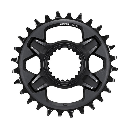 PLATEAU VTT MONO DIRECT MOUNT 28DTS NOIR MAT SHIMANO ORIGINE DEORE XT M8100 12V.