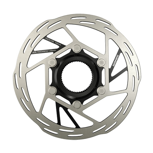 DISQUE FREIN ROUTE CENTERLOCK D140 MM SRAM PACELINE ARGENT/NOIR