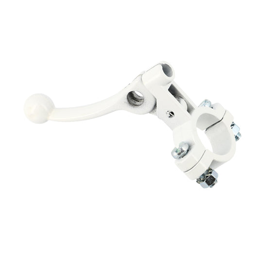 LEVIER DECOMPRESSEUR/STARTER CYCLO TUN'R BLANC METAL