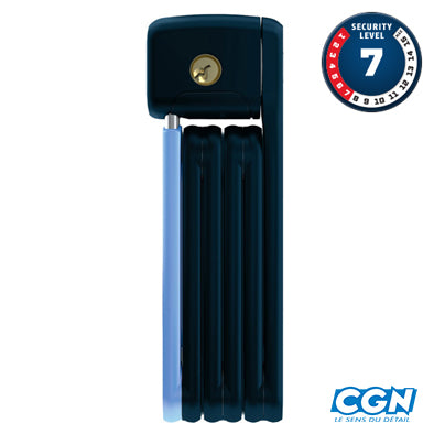 ANTIVOL VELO PLIABLE A CLE L 60CM ABUS BORDO LITE MINI 6055K/60 MOVISTAR