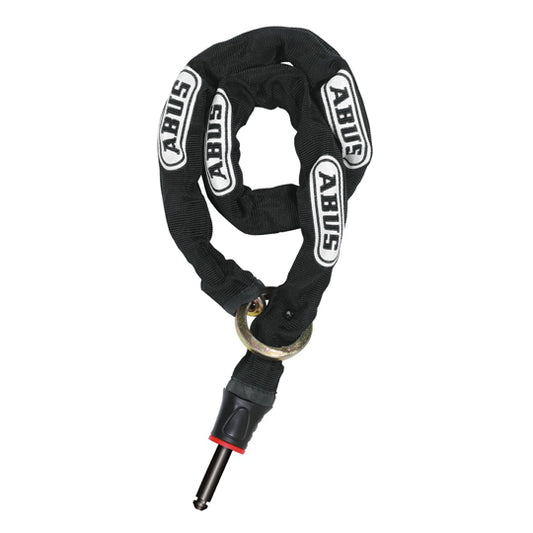 ANTIVOL VELO CHAINE A BOUCLE D6 X 0.85M ABUS POUR ANTIVOL FER A CHEVAL -NOIR  + SUPPORT