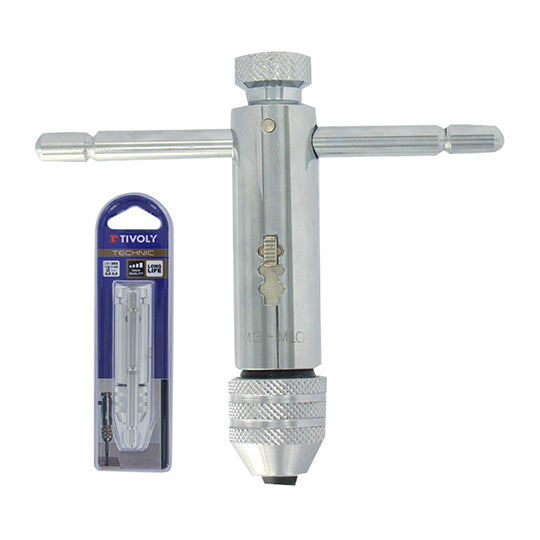 TOURNE A GAUCHE A CLIQUETS / PORTE-TARAUDS TIVOLY DIA.M3 À M10