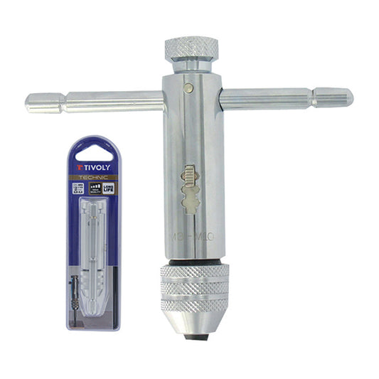 TOURNE A GAUCHE A CLIQUETS / PORTE-TARAUDS TIVOLY DIA.M3 À M10