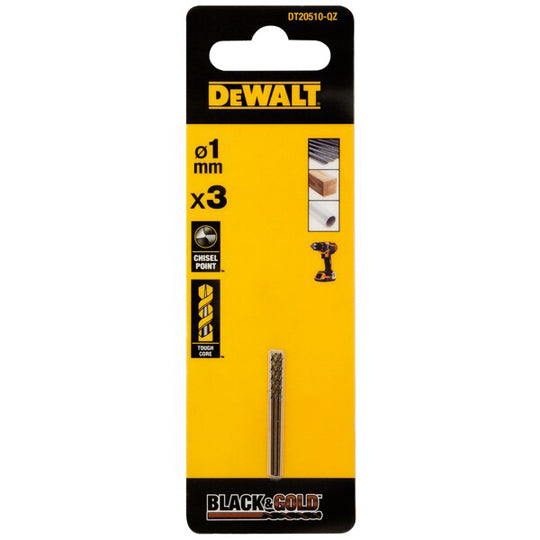 FORET DEWALT HSS-G GOLD&BLACK DIA. 1X12X24MM(x1)