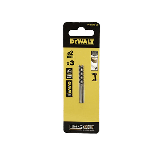 FORET DEWALT HSS-G GOLD&BLACK DIA. 2X24X49MM(X1)