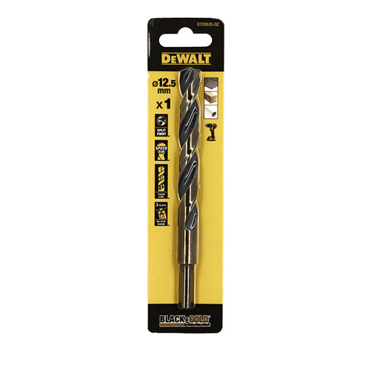 FORET DEWALT HSS-G GOLD&BLACK DIA.12.5X101X151MM(x1)