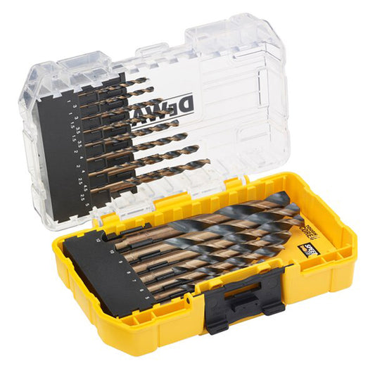 FORET DEWALT HSS-G GOLD&BLACK (COFFRET 23 PCES1X2, 1.5X2, 2X2, 2.5X2, 3X2, 3.5X2,4X2, 4.5)