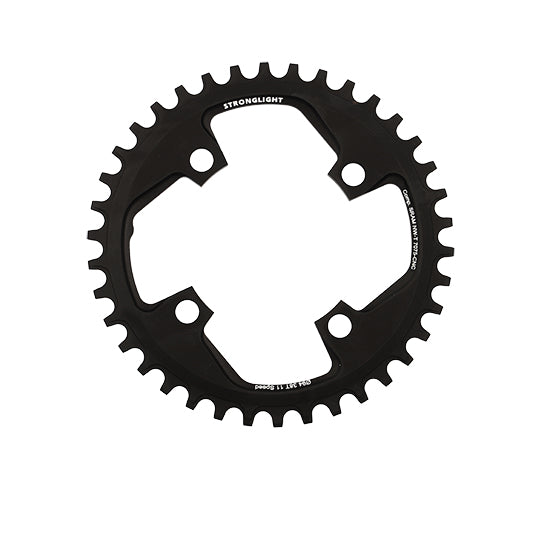 PLATEAU VTT MONO DIAM 94 EXTER 38DTS NOIR 4 BRANCHES 5MM STRONG. (COMP. SRAM XO1/GX/NX) 11