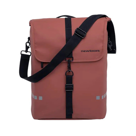 SACOCHE VELO PORTE BAGAGE NEWLOOXS ODENSE SINGLE ROUILLE - 17.5 LITRES - 320x380x160MM