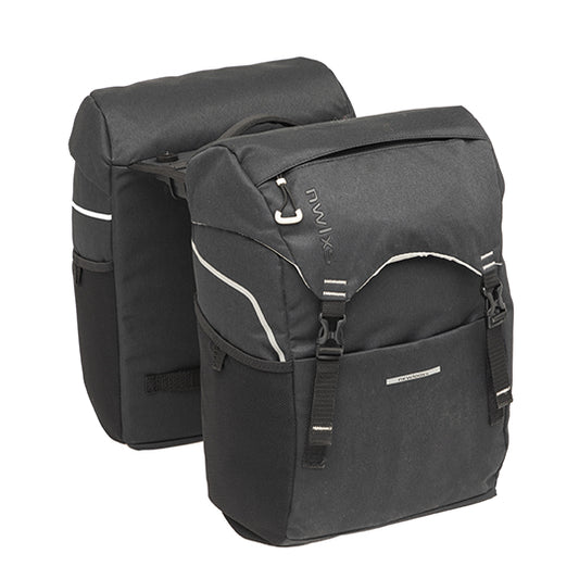 SACOCHE VELO PORTE BAGAGE A PONT NEWLOOXS SPORTS NOIR RACKTIME 2 - 32 LITRES - 290x390x160