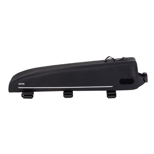 SACOCHE VELO CADRE GRAVEL ZEFAL Z ADVENTURE T3 NOIR 1L SUR TUBE HORIZONTAL FERMETURE ETANC