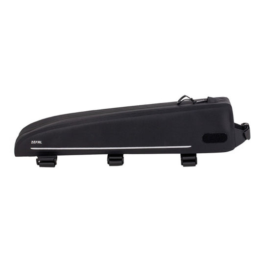 SACOCHE VELO CADRE GRAVEL ZEFAL Z ADVENTURE T3 NOIR 1L SUR TUBE HORIZONTAL FERMETURE ETANC