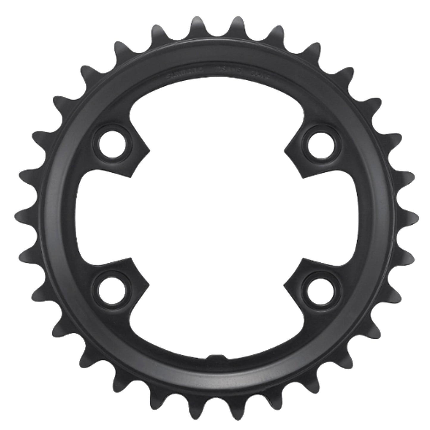 PLATEAU GRAVEL DOUBLE DIAM 80 INTER 30DTS NOIR SHIMANO GRX600 4 BRANCHES 11/10V.