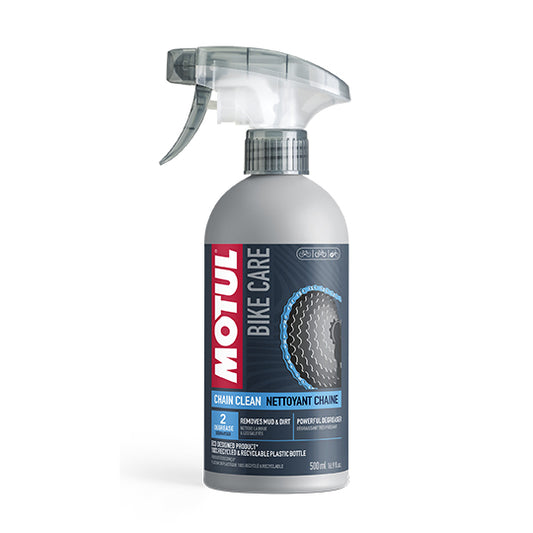 NETTOYANT/DEGRAISSANT VELO MOTUL CHAINE ET DERAILLEUR PULVERISATEUR (500ML)