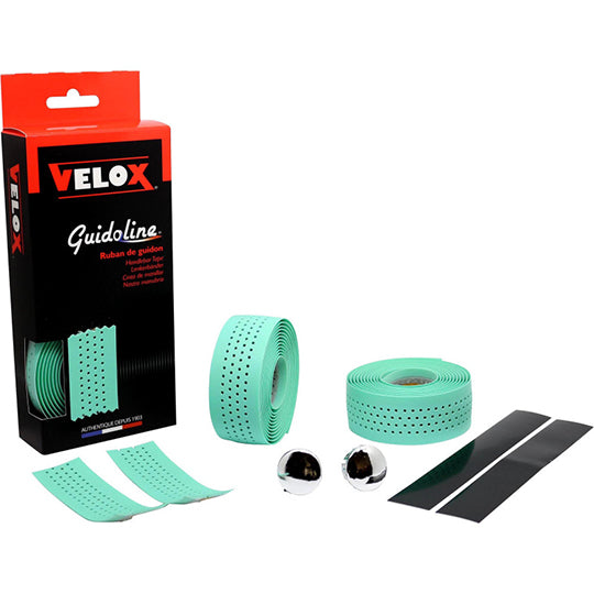 GUIDOLINE VELOX SOFT GRIP PERFORE VERT CELESTE BIANCHI - EPAISSEUR 2.5MM