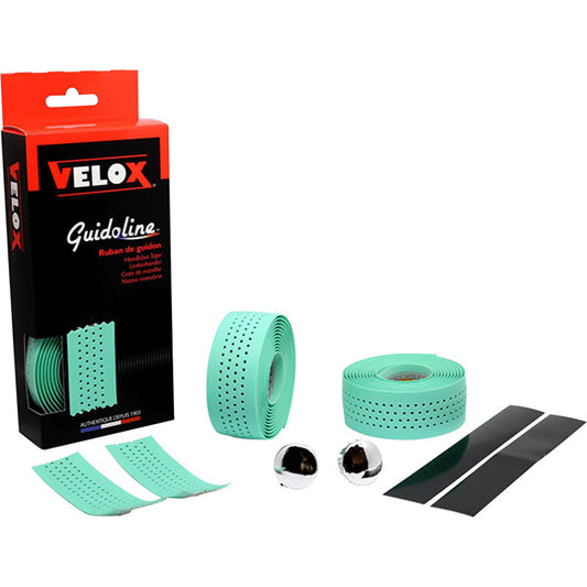 GUIDOLINE VELOX SOFT GRIP PERFORE VERT CELESTE BIANCHI - EPAISSEUR 2.5MM