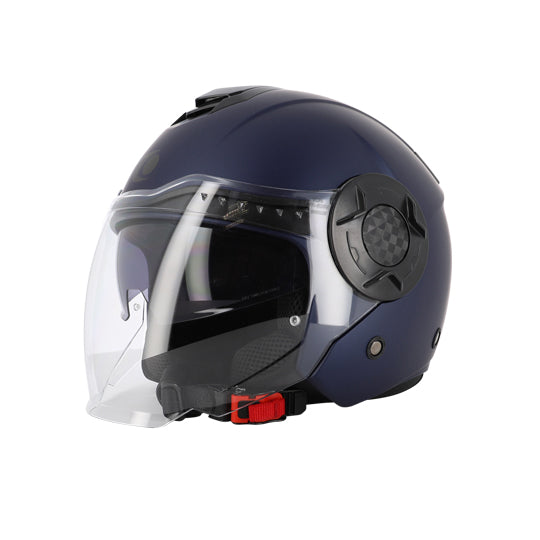 CASQUE JET TRENDY JT-406 DV BLEU METALISE MAT T5 7-58 M - CE 22-06