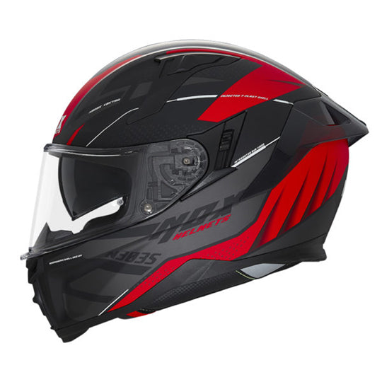 CASQUE INTEGRAL DOUBLE ECRAN NOX N303-S VEKTRA NOIR MAT/ROUGE T53-54 XS